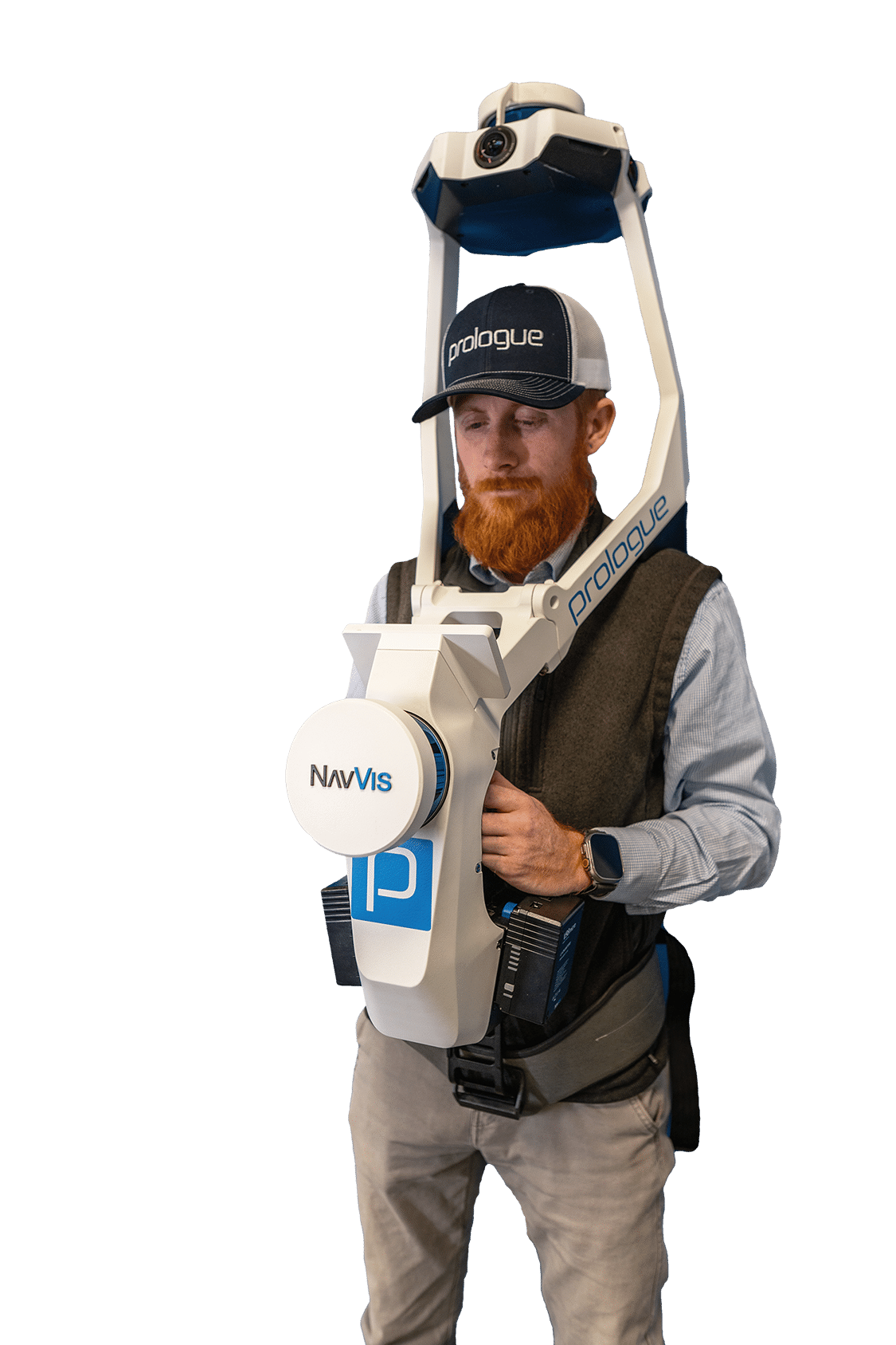 NAVVIS VLX shoulder rig